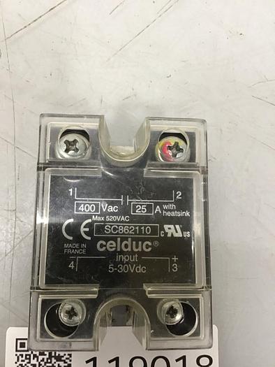 Used CELDUC Relay SC862110 #119018