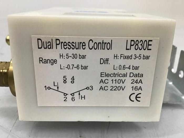 Used JL REFRIGERATION Dual Pressure Control LP830E #119040