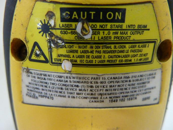 Used SYMBOL TECHNOLOGIES Barcode Scanner SCANNER025 #53025