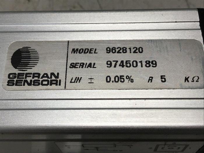 Used GEFRAN Linear Transducer 9628120 USED