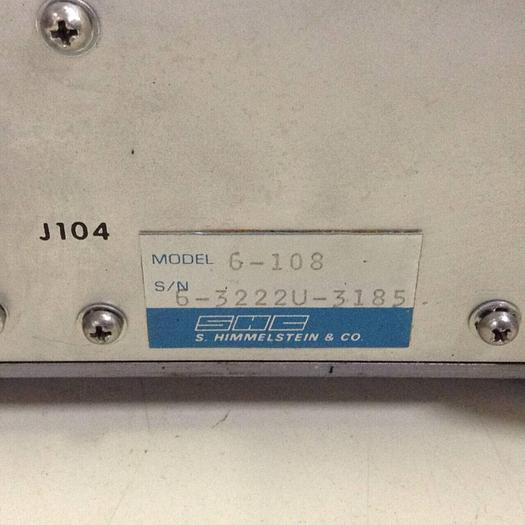 Used S. HIMMELSTEIN & CO Digital Torque Readout 6-108 #75560