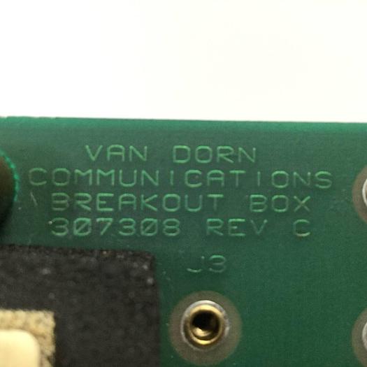 Used CINCINNATI MILACRON Communications Breakout Board 307308 #92743