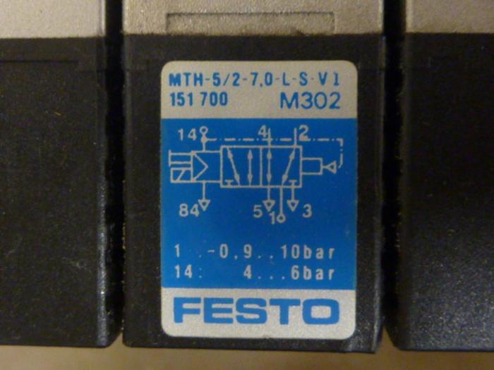 Used FESTO Control Block w/ Valves VIFB-03-B #66585