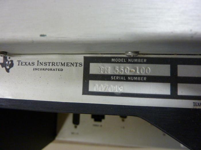 Used TEXAS INSTRUMENTS Control Module PM550-100 #53524