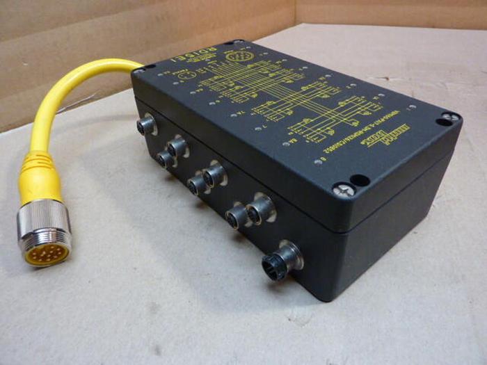 Used TURCK ELEKTRONIK Junction Box VBM160-PX17-0.3M-RSM126 #29767