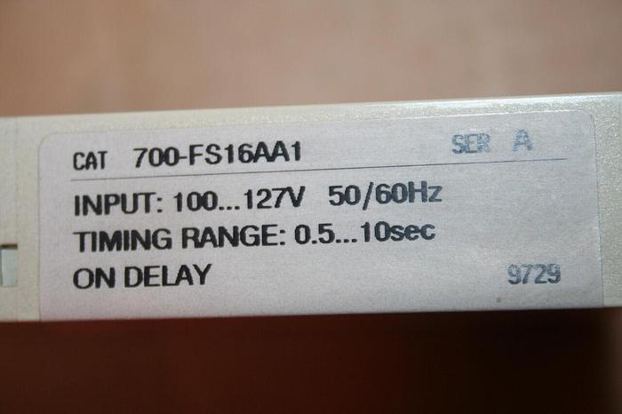 Used ALLEN BRADLEY Timing Relay 700-FS16AA1 SER A Used