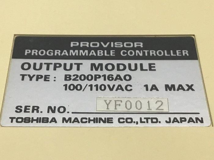 Used TOSHIBA Output Module B200P16AO Used