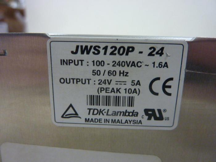 Used LAMBDA Power Supply JWS120P-24 #49374