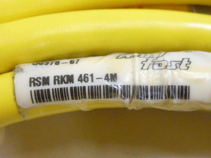 Used TURCK ELEKTRONIK Cable RSM RKM 461-4M #64517