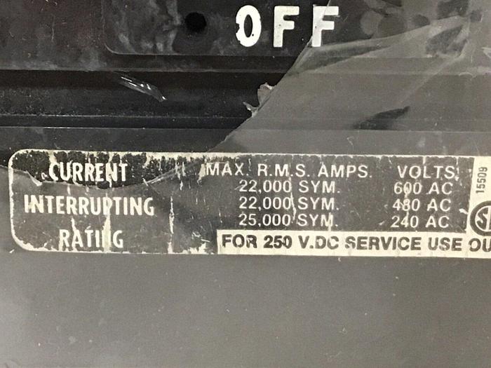 SQUARE D 225 Amp Circuit Breaker KAL36225 #126089