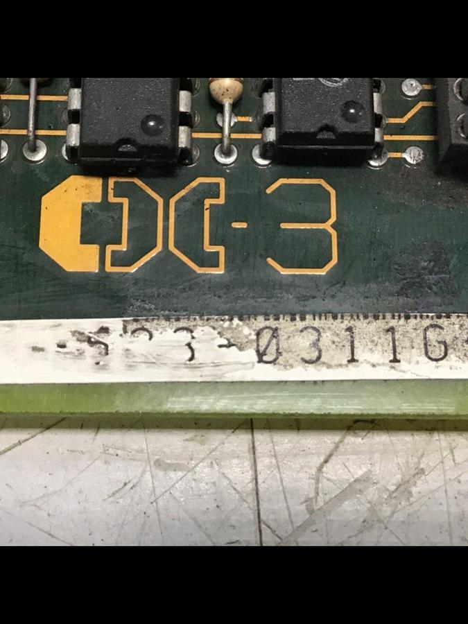 Used CINCINNATI MILACRON Analog Input Circuit Board 3-533-0311G #139959