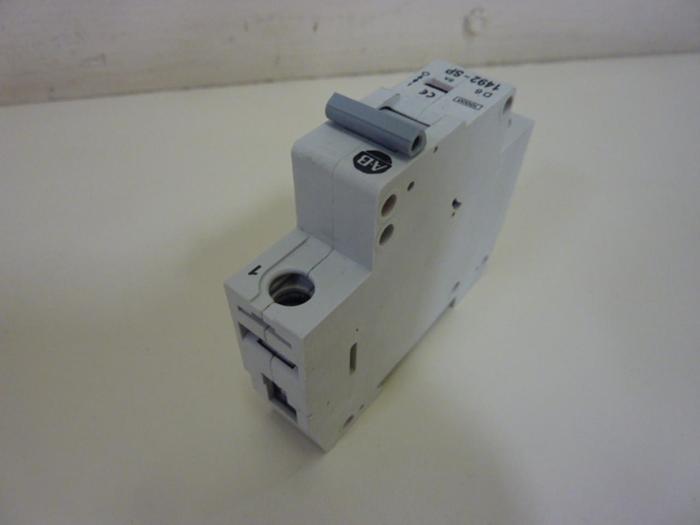 Used ALLEN BRADLEY 6 Amp Circuit Breaker 1492-SP1D060 SER C #55558