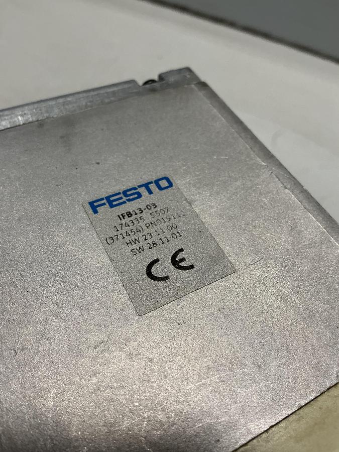 Used FESTO Control Block / Valve Terminal IFB13-03 #61189