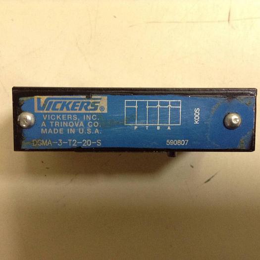 Used VICKERS Valve DGMA3T220S #88247 DNL SCRAPPED NP