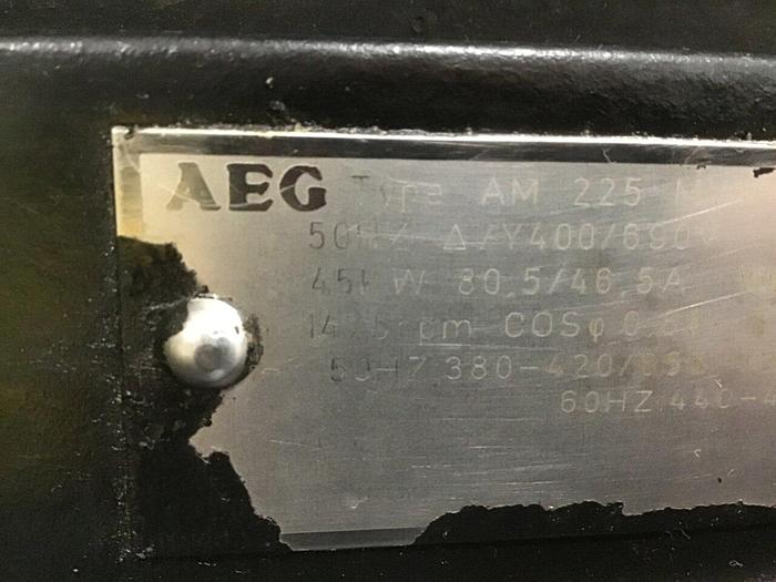 Used AEG 60 HP Motor AM225MV4Y4 Used