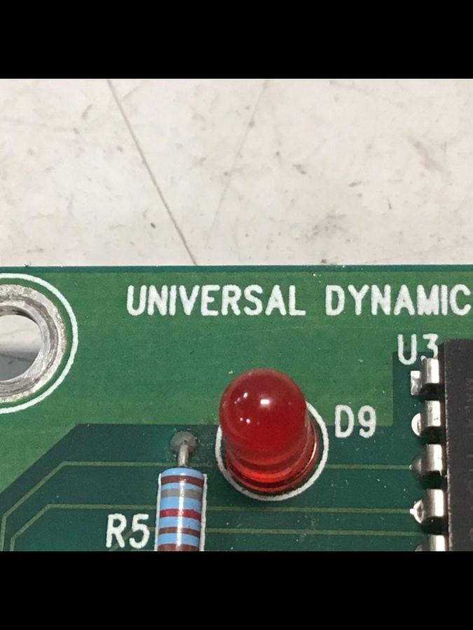 Used UNIVERSAL DYNAMICS 8 Digit Display Card PCB-068 USED