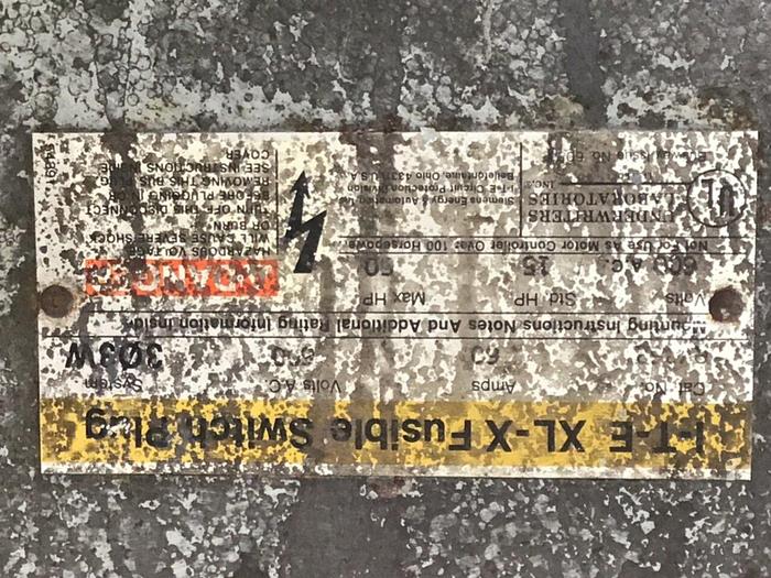 Used SIEMENS 60 Amp Buss Plug RV362 #137257