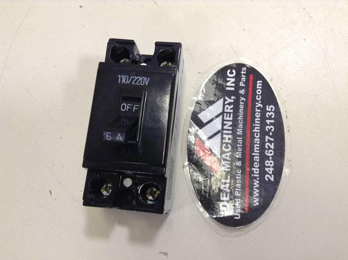 Used MITSUBISHI 6 Amp Circuit Breaker BL-2C-6 #75779