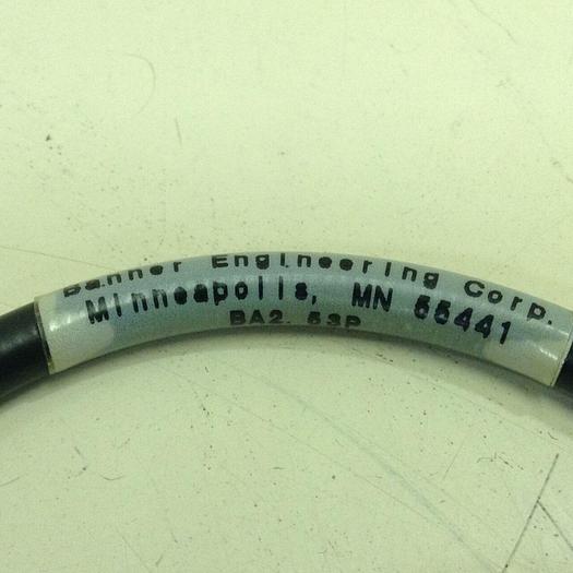 Used BANNER ENGINEERING Fiber Optic Sensor BA2.53P #77967