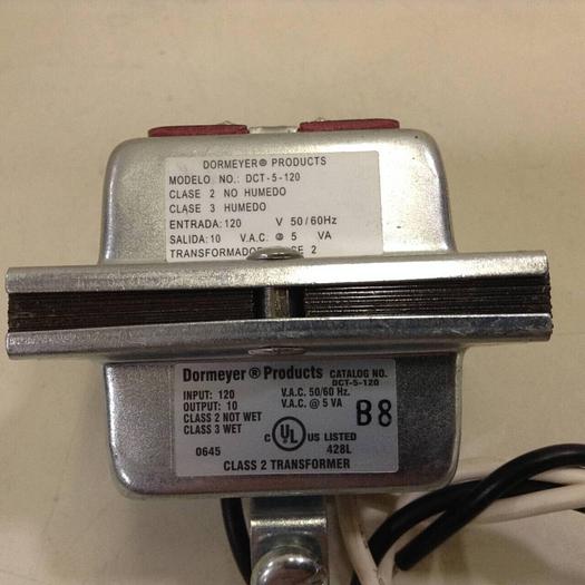 Used DORMEYER Transformer DCT-5-120 #80426