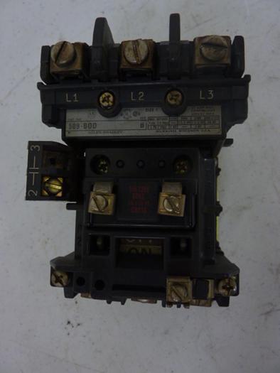 Used ALLEN BRADLEY Motor Starter Size 1 509-BOD SER B #50057