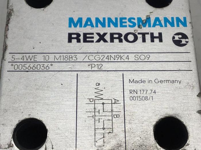 Used REXROTH Valve 54WE10M18B3/CG24N9K4 #130482