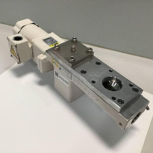 Used MITSUBISHI Geared Motor w/ Feed Throat Slide GM-JW USED