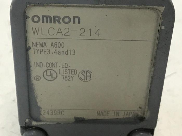 Used OMRON Limit Switch WLCA2-214 #121859