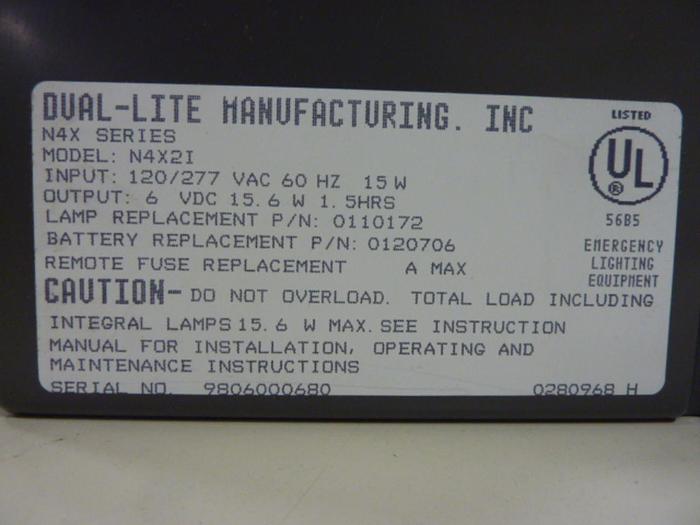 DUAL LITE Safety Light N4X2I #55789
