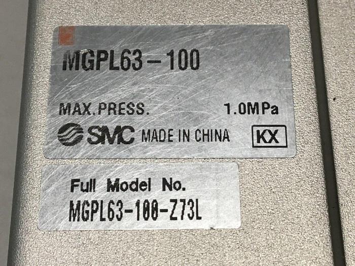 Used SMC Compact Guide Cylinder MGPL63-100-Z73L Used