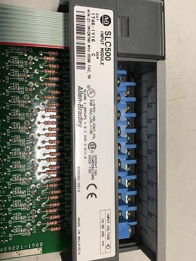 Used ALLEN BRADLEY Input Module 1746-IV16 SER C #118323