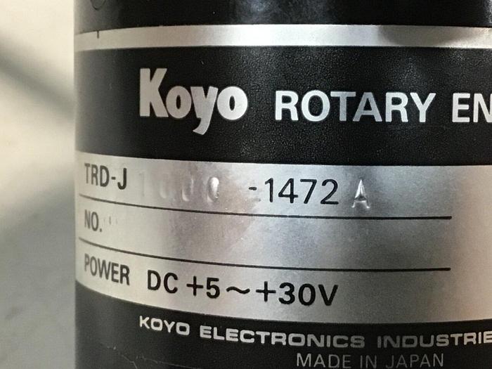 Used KOYO Rotary Encoder TRD-J1000-1472A #116584