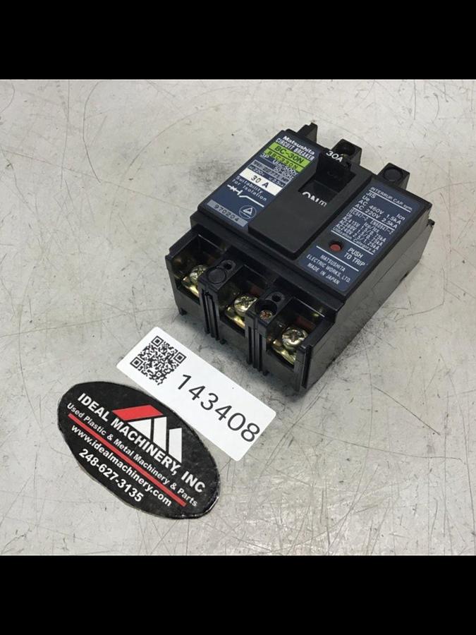 Used MATSUSHITA 30 Amp Breaker BC-30N-30-3P USED