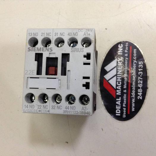 Used SIEMENS Control Relay 3RH1 122-1BB40 #76006