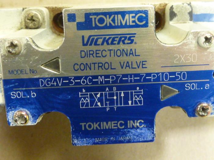 Used VICKERS Directional Control Valve DG4V36CMP7H7P1050 #129892