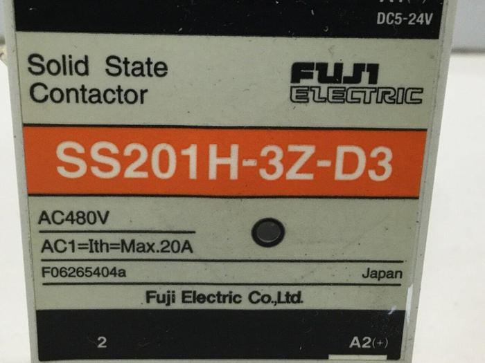 Used FUJI ELECTRIC Solid State Contactor SS201H-3Z-D3 #108779