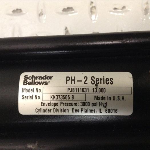 Used SCHRADER BELLOWS Cylinder PJB111631 13.000 #88159