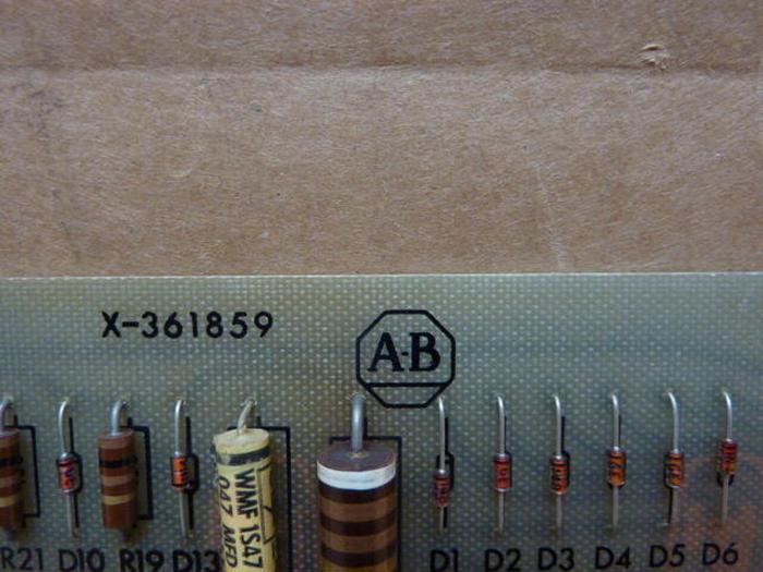 Used ALLEN BRADLEY Decoder Circuit Board X-361859 #27244