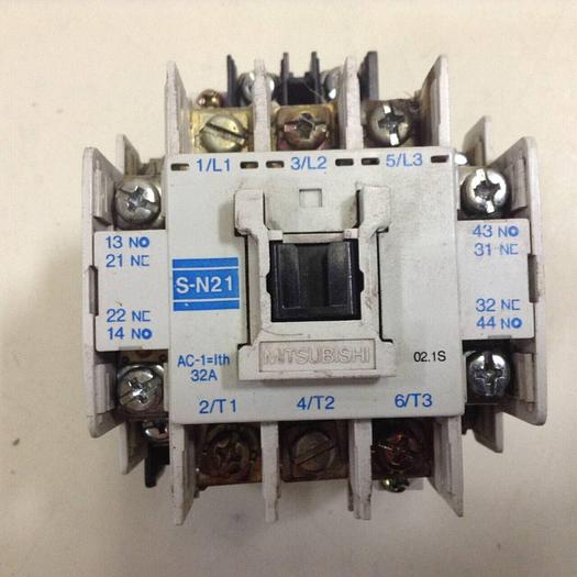 Used MITSUBISHI Magnetic Contactor S-N21 #85621