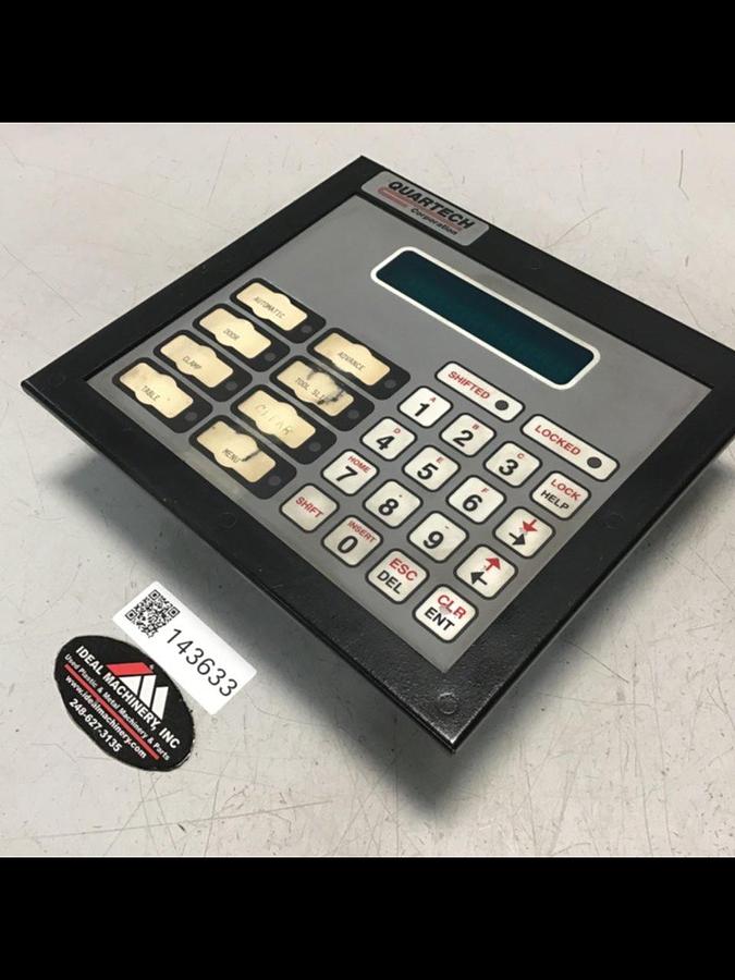Used QUARTECH Operator Panel 9900-AC-AB-0 Used #143633