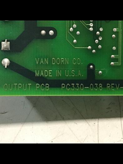 Used VAN DORN Pathfinder DC Output Board PC330-038 Used