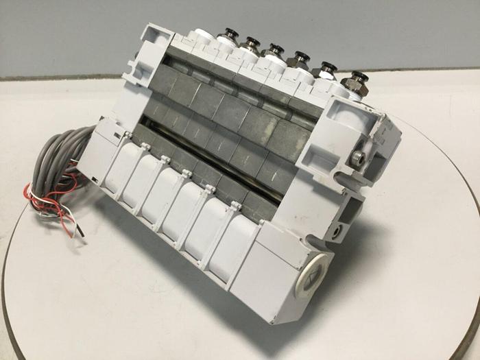 Used KOGANEI Block w/ Valves PBM6P-3W #104870