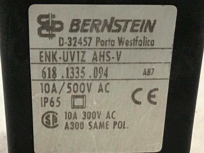 Used BERNSTEIN Limit Switch ENK-UV1Z AHS-V Used