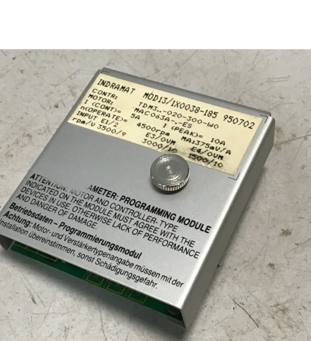 Used INDRAMAT Programming Module MOD13/1X0038-185 USED