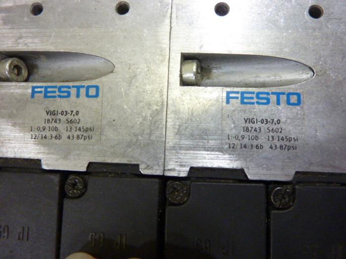 Used FESTO Control Block / Valve Terminal IFB13-03 Used
