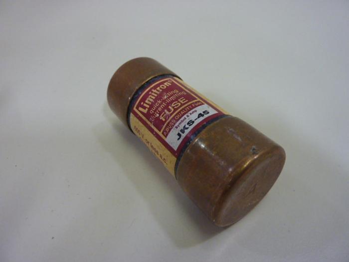 Used LIMITRON 45 Amp Fuse JKS-45 #47590