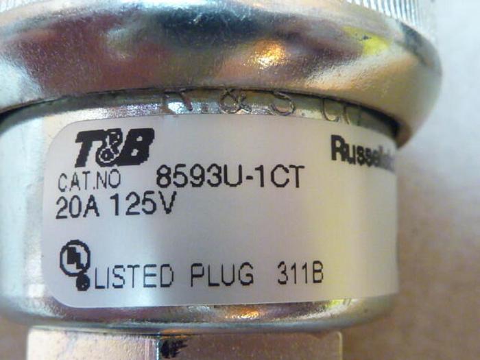 THOMAS & BETTS Ever-Lok Plug 8593U-1CT #38866