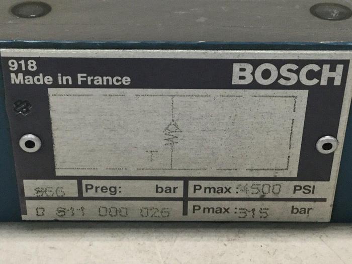 Used BOSCH Valve 0 811 000 025 Used