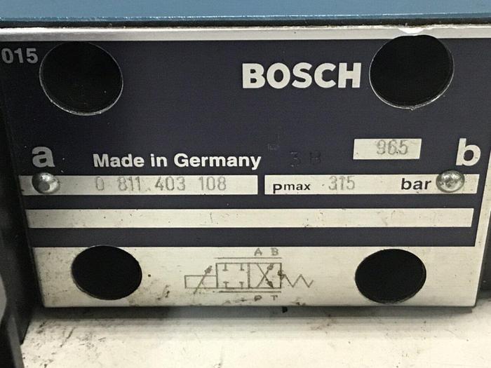 Used BOSCH Valve 0 811 403 108 SERVO Used