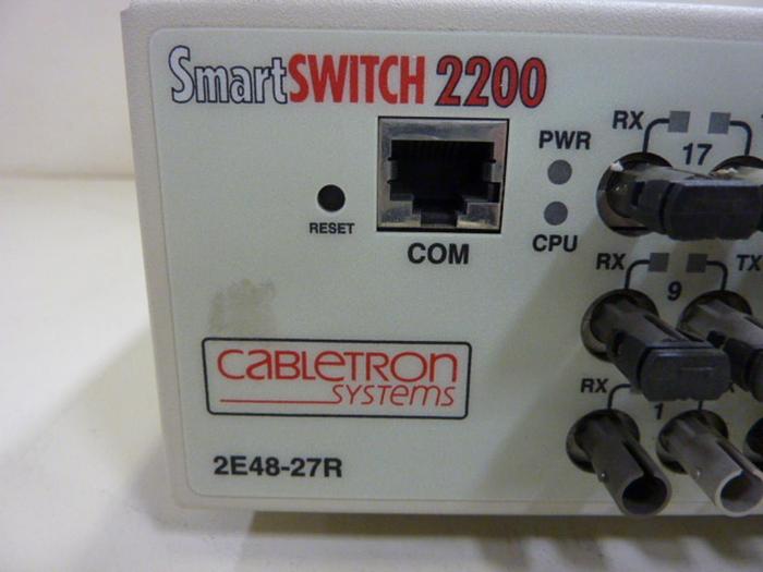 Used CABLETRON Smart Switch 2200 2E48-27R #56876